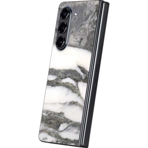 Grey Marbling Galaxy Z Fold5 5G Skin